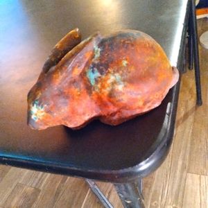 Antique cast iron door stop (rabbit)